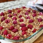 How to Make Raspberry Baked Oatmeal