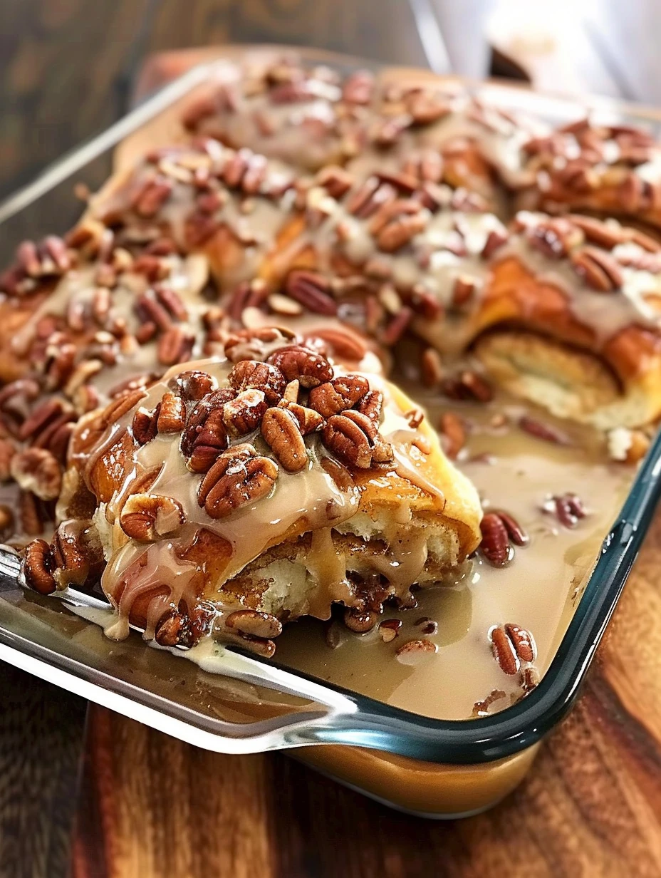 How to Make Shortcut Caramel Pecan Cinnamon Rolls