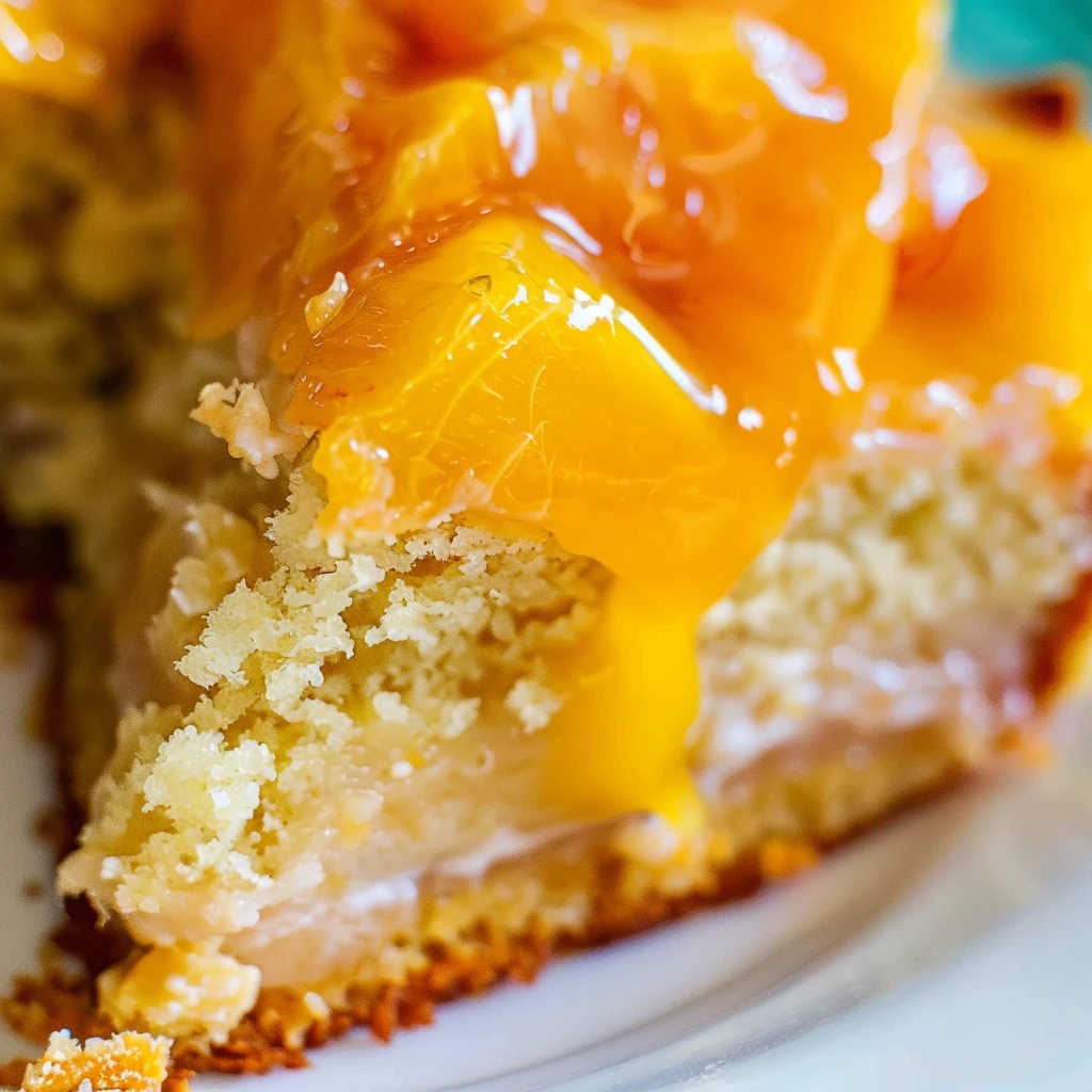 How to Make Best Peach Cake with Brown Sugar Frosting
