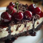 How to Make Chocolate Cherry Cheesecake