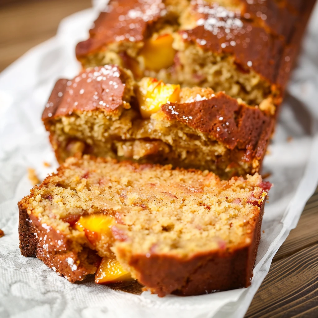 How to Make Easy Spiced Peach Bread