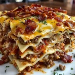How to Make Parmesan Garlic Bacon Cheeseburger Lasagna