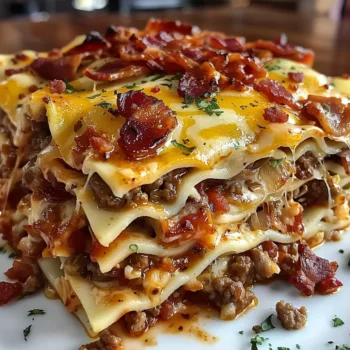 How to Make Parmesan Garlic Bacon Cheeseburger Lasagna