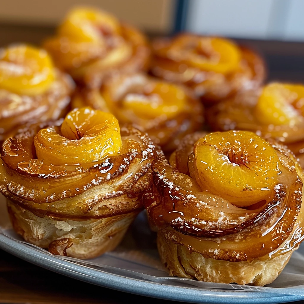 How to Make Peach Pie Cruffins