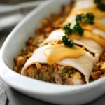 How to Make Turkey and Stuffing Roll Ups