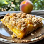 How to Make Peach Crumble Bars