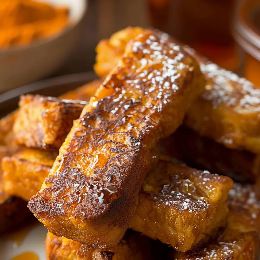 how to make Pumpkin French Toast Sticks